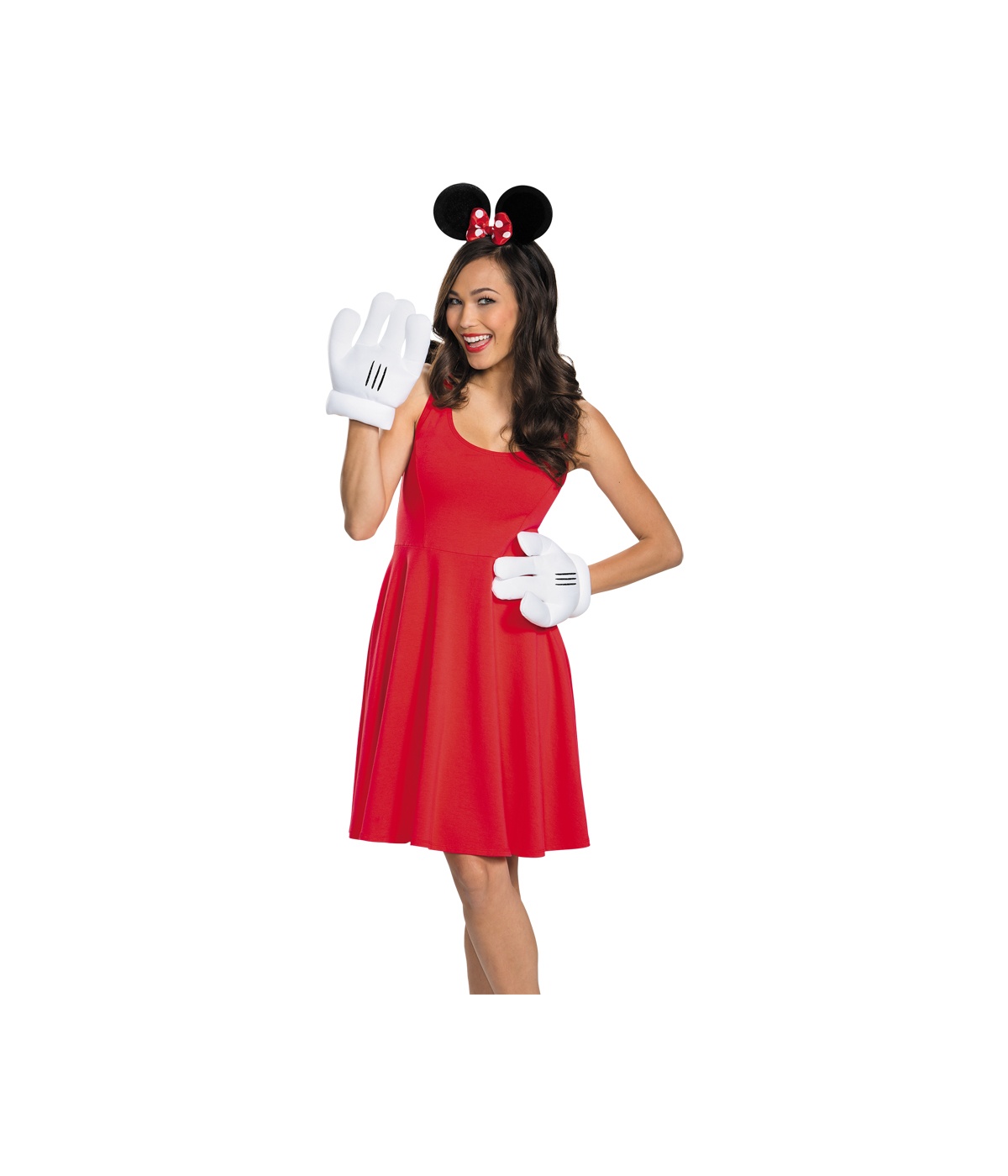 Disney Minnie Mouse Gloves And Ears Women Set