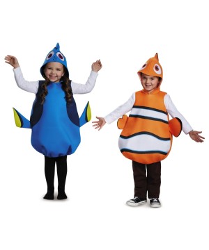Dory And Nemo Girls And Boys Costume Set