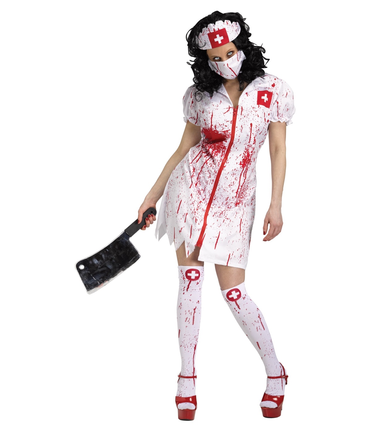 Bloody Nurse Womens Halloween Costume
