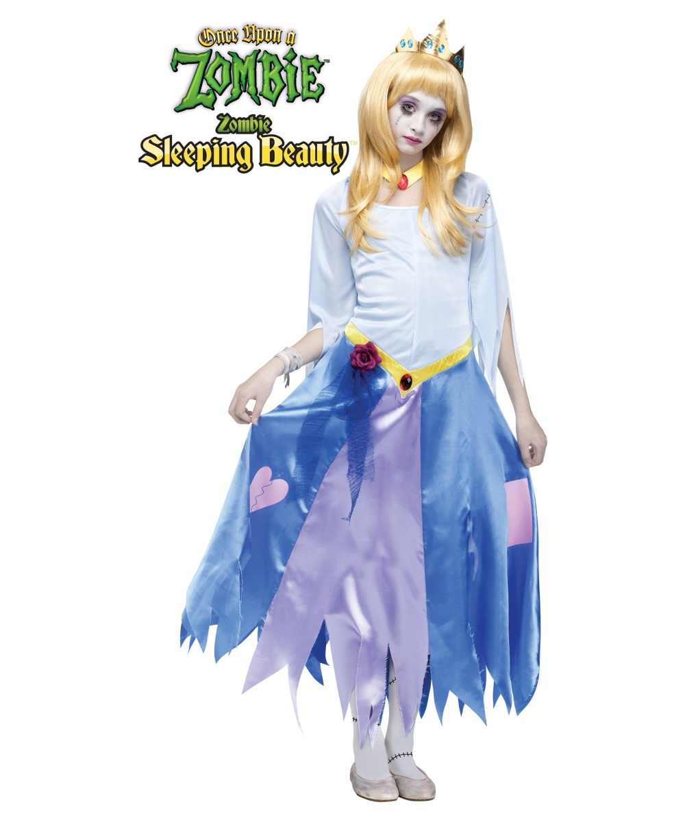Once Upon A Zombie Sleeping Beauty Girls/ Teen Costume