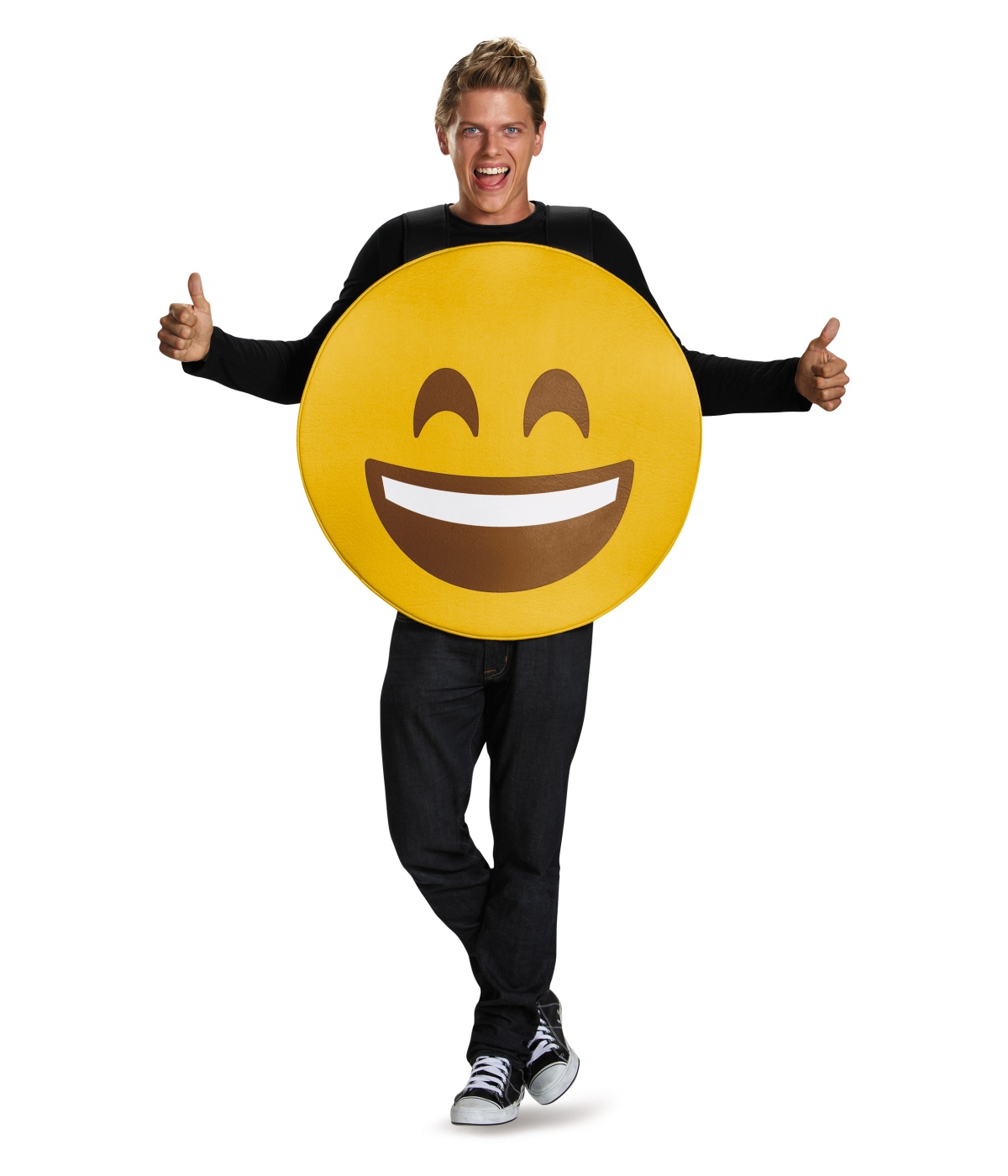 Smile Emoticon Open Mouth Men Costume