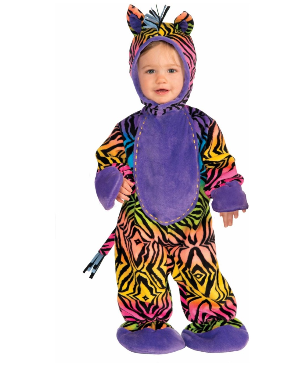 Infant Rainbow Zebra Costume