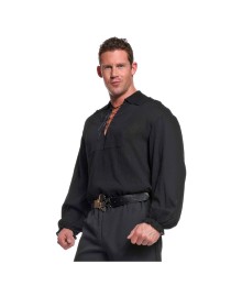 Pirate Shirt  Costume Black