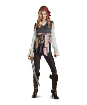 Pirates Of The Caribbean Jack Sparrow Women Costume
