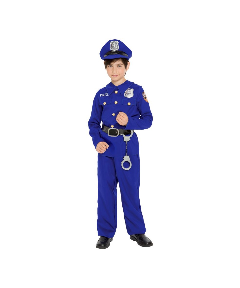 Police Officer Kids Costume