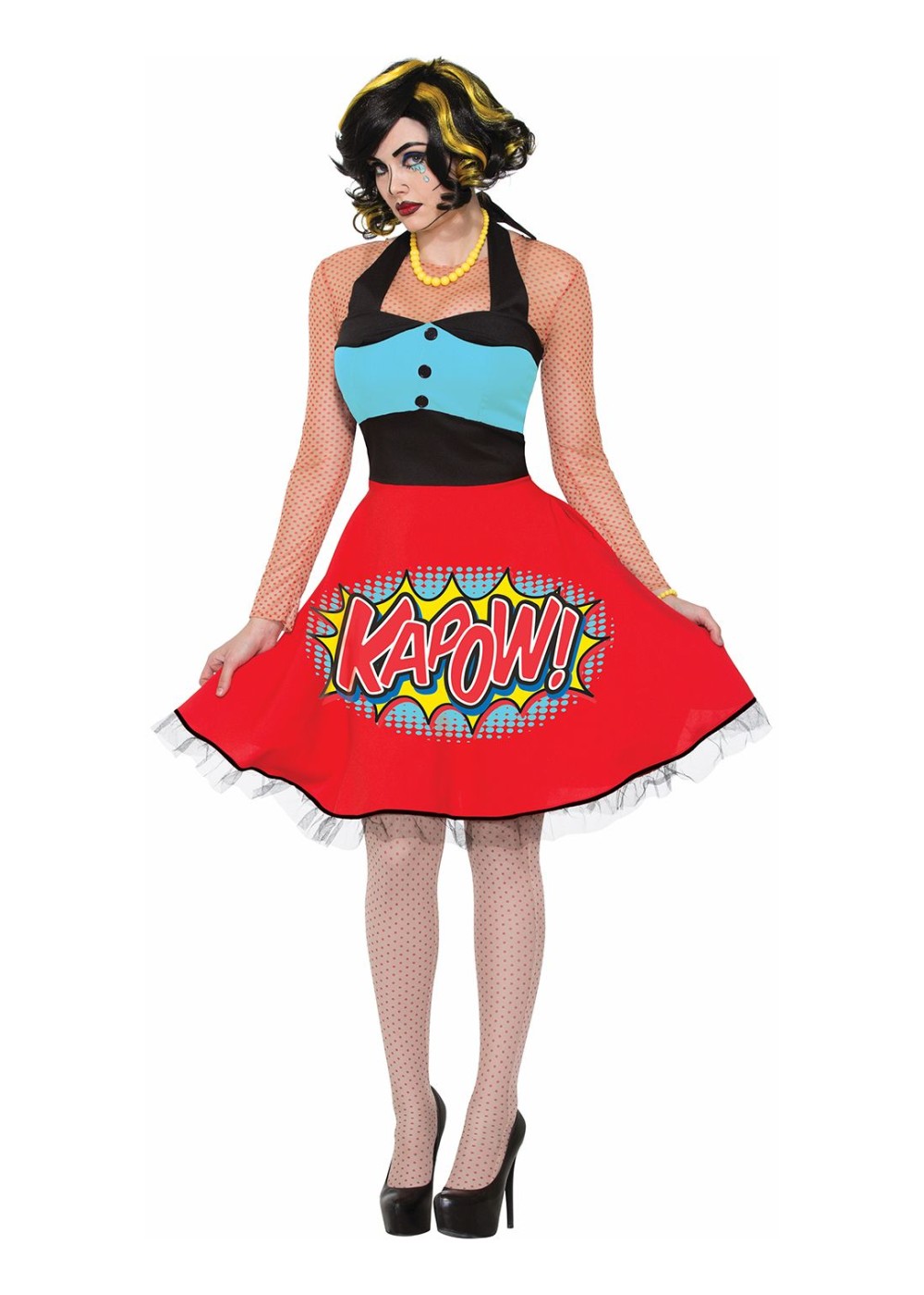 Kapow Dress Pop Art Women Costume