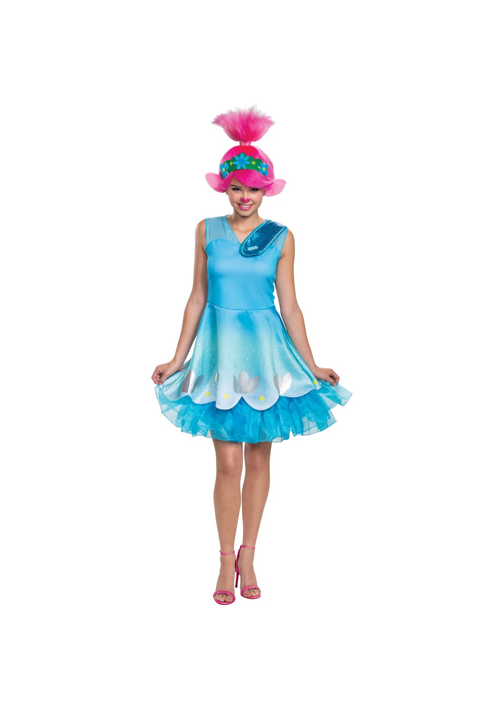 Poppy Trolls Movie Womens Costume