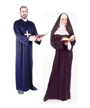 Priest And Nun Costume Kit