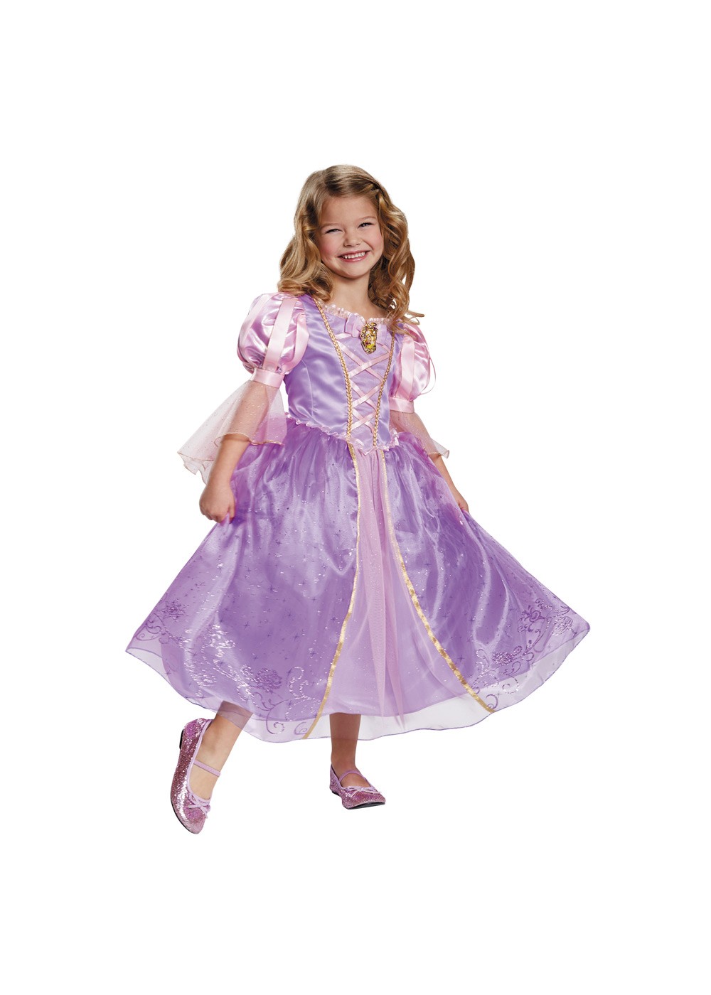 Rapunzel Prestige Girls Costume