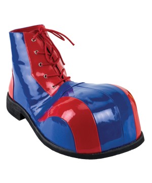 Red And Blue  Clown Shoes