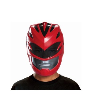 Red Power Ranger Boys Movie Mask One Size
