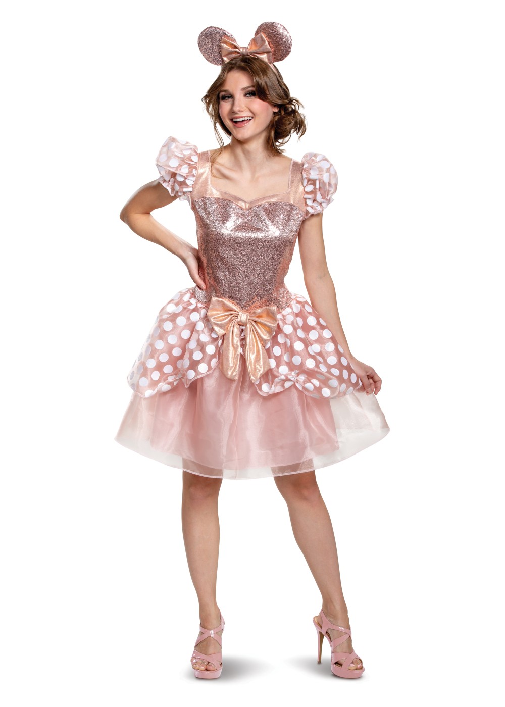 Rose Gold Minnie  Women Costume