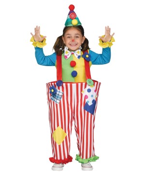Silly Clown Girl Costume