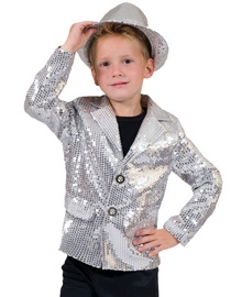 Silver Disco Kids Costume