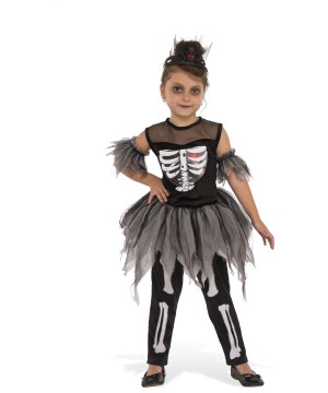 Girls Skeleton Costume