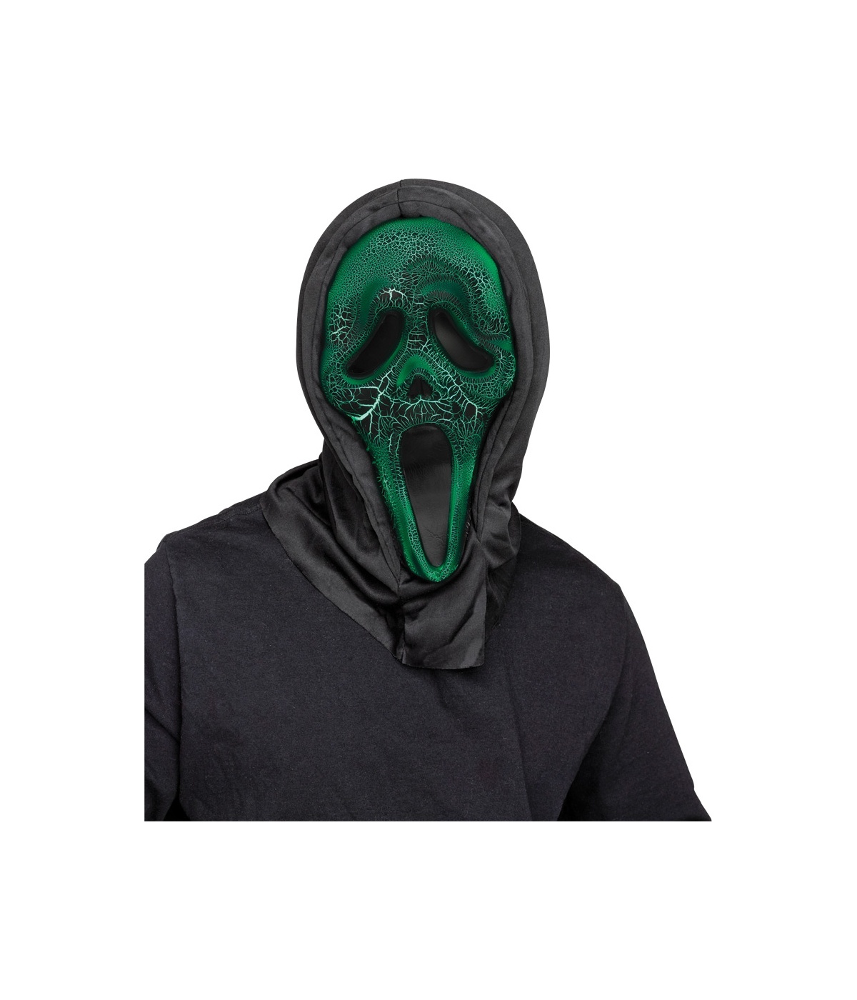 Smoldering Scary Ghost Face Light Up Men Mask