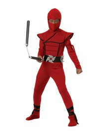 Stealth Ninja Kids Costume Red