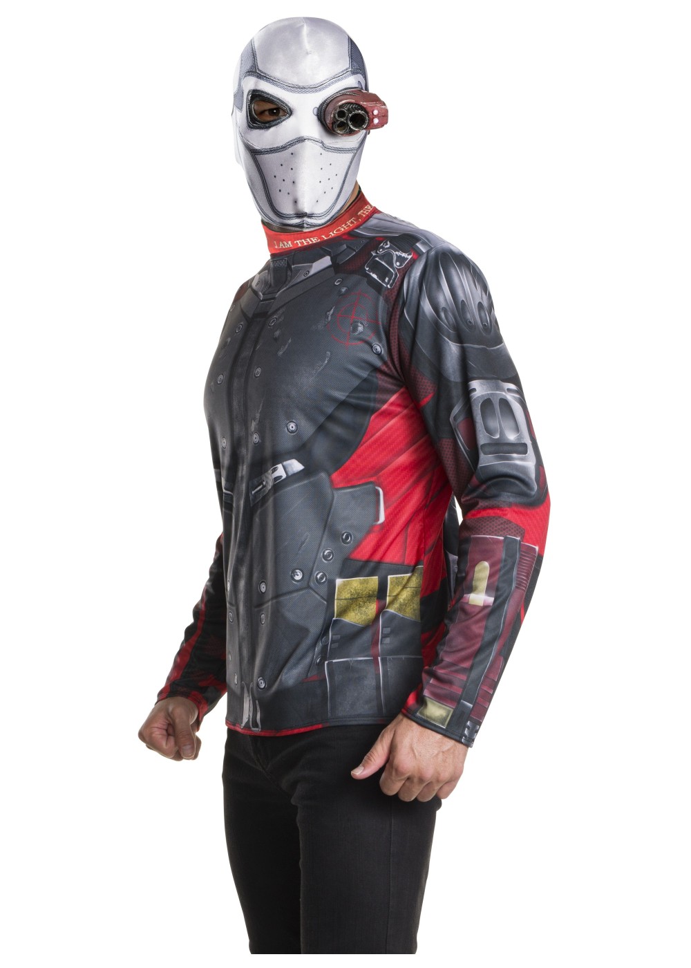 Suicide Squad Deadshot Mask And Shirt Men Costume