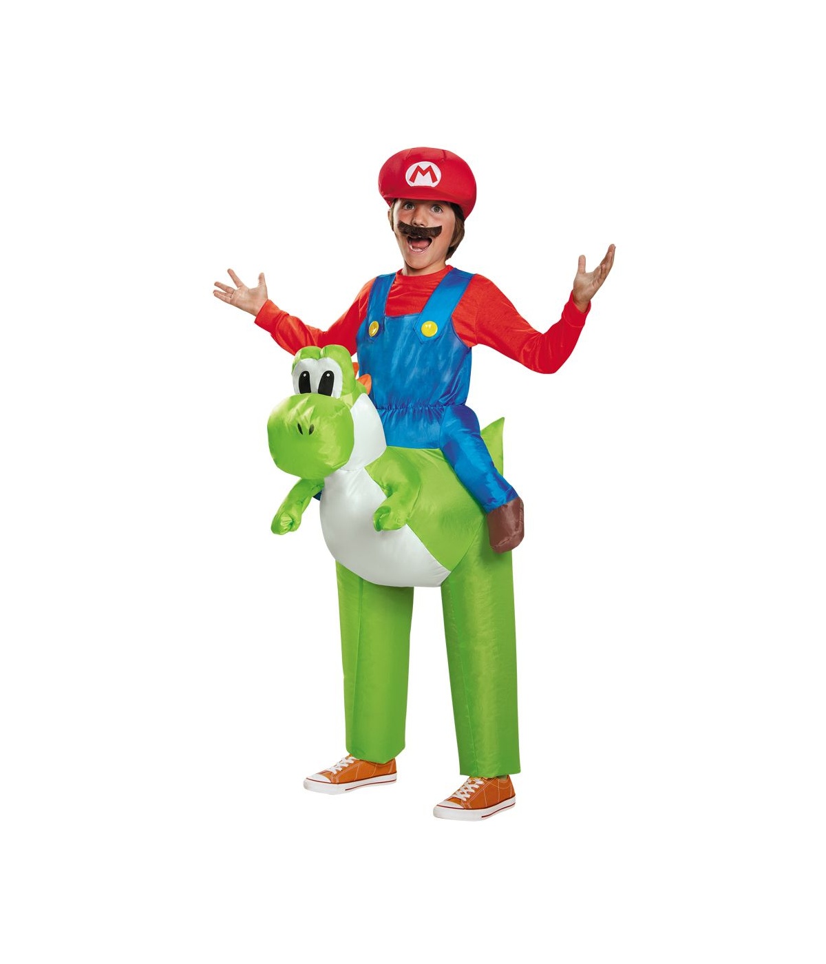 Super Mario Bros Mario Riding Yoshi Video Game Big Boys Costume