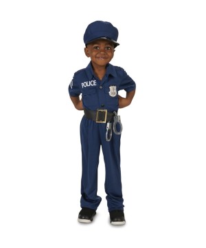 Toddler Boys Police Officer Costume