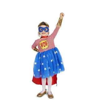 Toddler Comic Wow Super Girl Costume