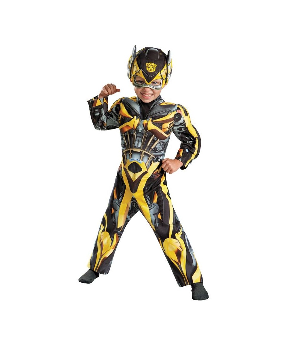 Boys Transformers Bumblebee Toddler Muscle Costume