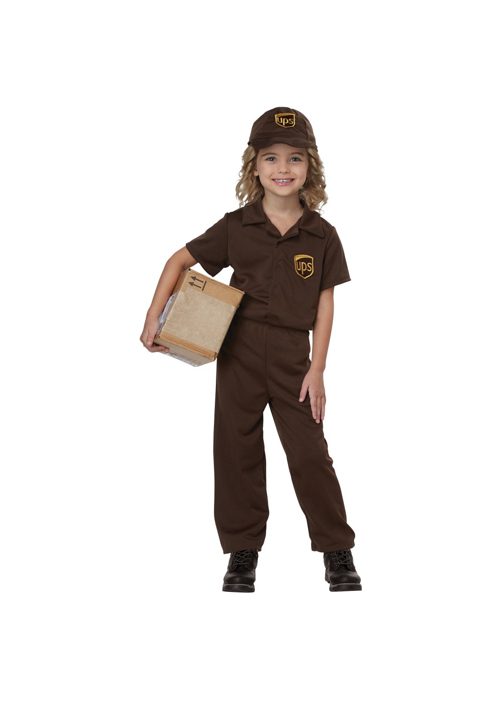 Ups Worker Child Costume