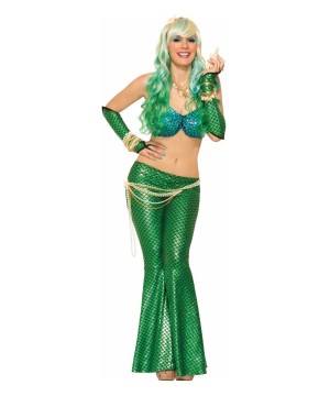Walking Mermaid Women Costume Accessories Set