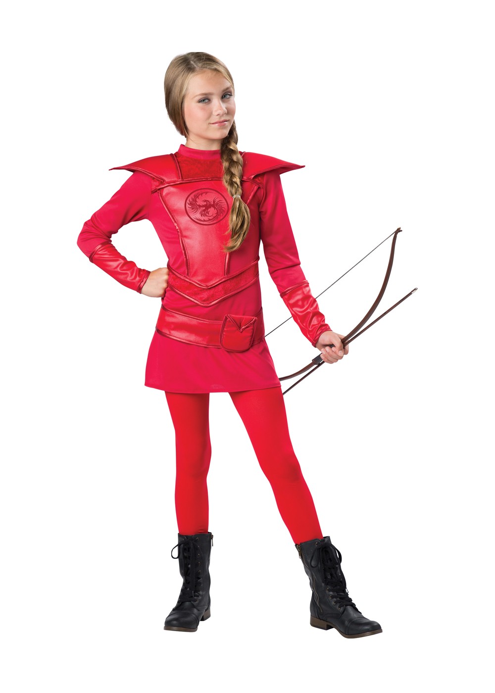 Huntress Red Warrior Girls Costume