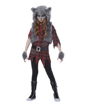 Girls Werewolf Costume
