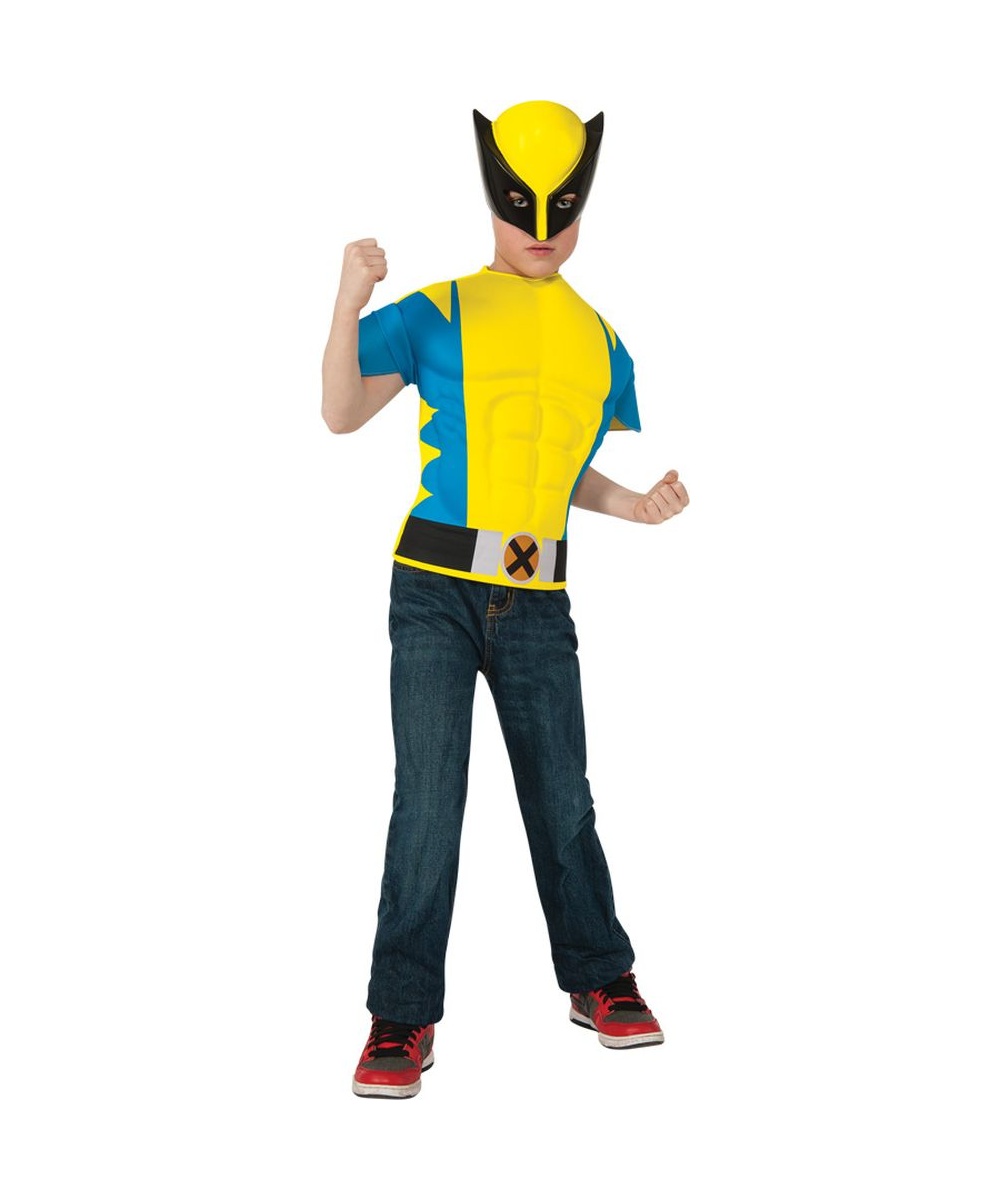 X?men Wolverine Boy's Muscle Costume Shirt