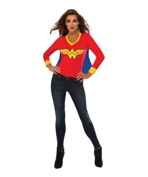 Wonder Woman Sporty Marvel Womens Tee Shirt, Medium Or Large
