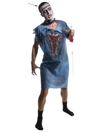 Zombie Patient  Gown Costume