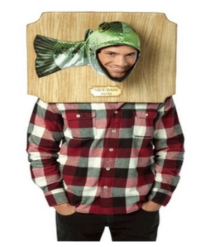 Trophy Head Bass  Costume