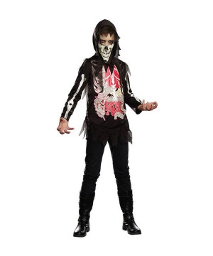 No Guts No Glory Reaper Skeleton Boys Costume