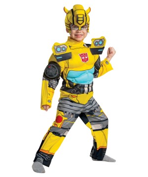 Boys Bumblebee Muscle Toddler Costume