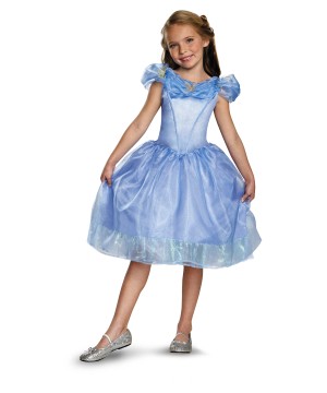 Princess Cinderella Disney Movie Classic Girls Dress Costume