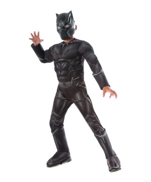 Captain America: Civil War Black Panther Muscle Boys  Costume