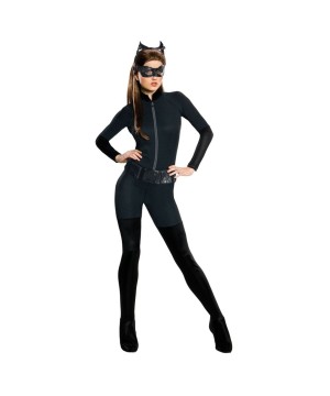 Catwoman Costume and Wig Woman Set
