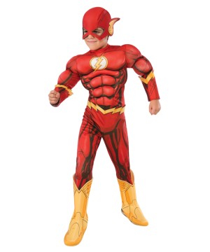 Dc Comics the Flash New 52 Boys Superhero Muscle Costume 