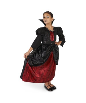 Girls Little Vampire Costume