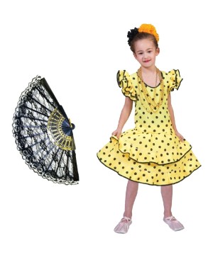 Girls Flamenco Dancer Costume