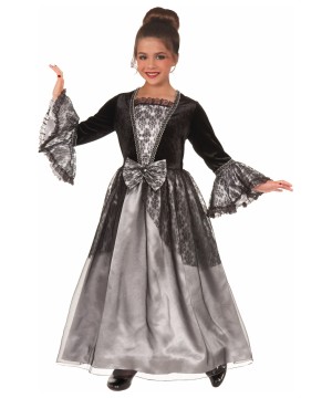 Gothic Princess Silver Gloom big Girls Costume