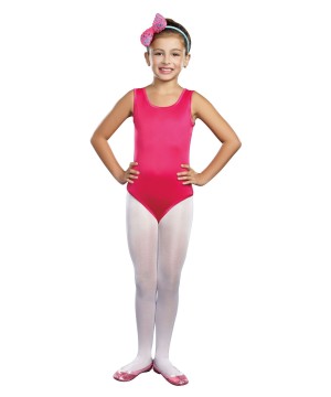 Hot Pink Leotard Dancewear Girls Costume Top