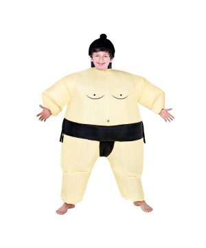 Inflatable Air Blown Sumo Wrestler Costume for Boys