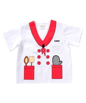 Kids Printed Chef Shirt