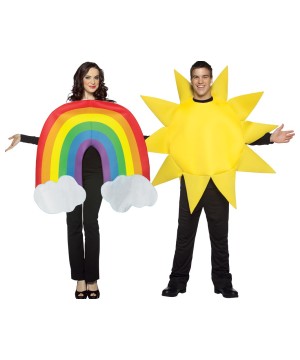 Rainbow Couples Costumes