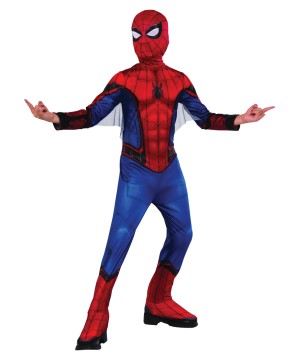 Red and Blue Spiderman Child Costume