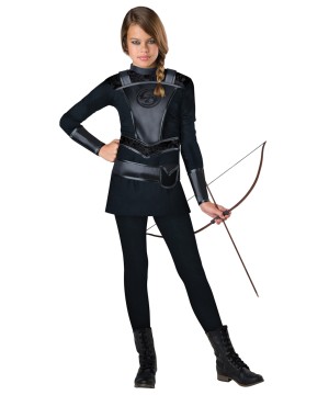 Hunger Games Mockingjay Katniss Everdeen Huntress Archer Girls Costume