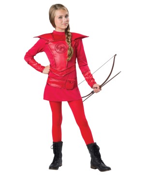 Huntress Red Warrior Girls Costume